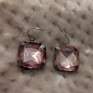 Simply Vera By Vera Wang - Pink Crystal Earrings